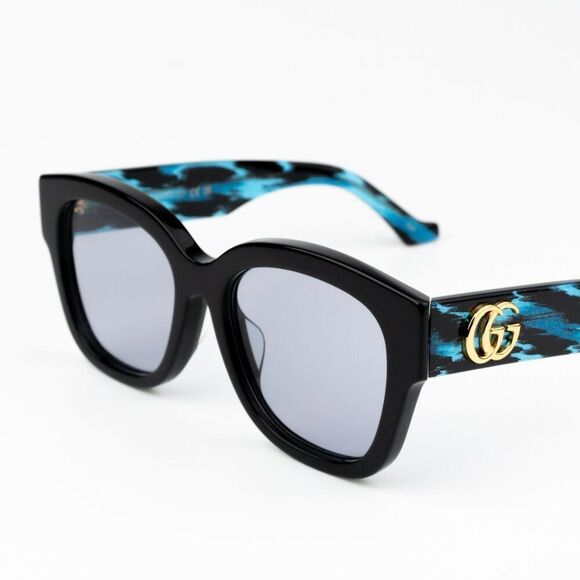 NEW Gucci GG1550SK 003 Black Violet Women Square Sunglasses GG 1550SK - Picture 6 of 10